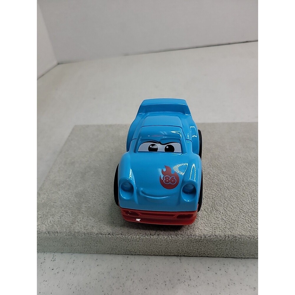 Fisher Price Mega Bloks First Builders Build Race Car Replacement  #86 Blue